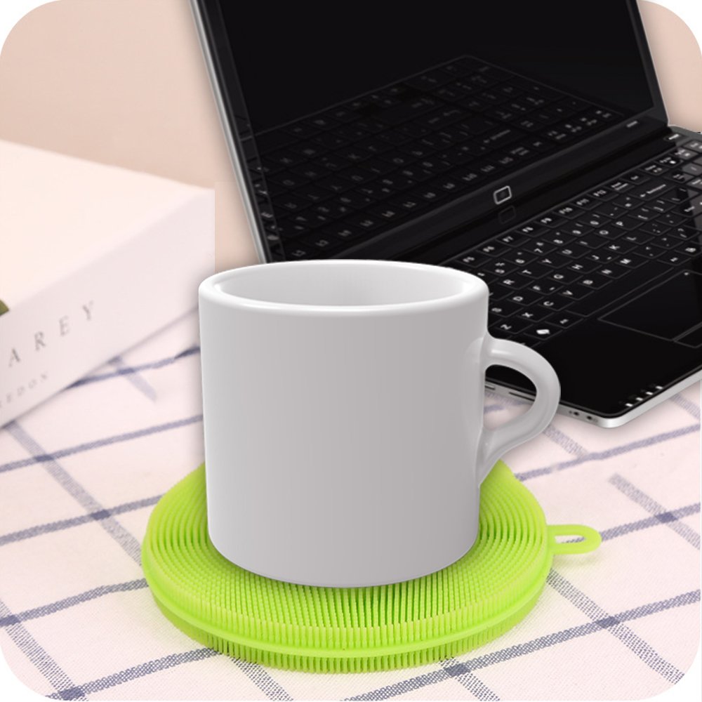 Amazon｜キッチンスポンジ シリコンブラシ 台所用スポンジ 皿洗い用